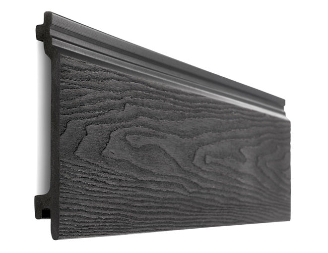 Cladco Signature Woodgrain Composite Wall Cladding Board - Charcoal (3.6m)