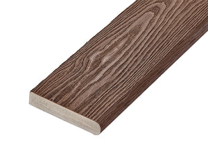 Cladco Nordeck Premium PVC Woodgrain Effect Bullnose Board - 3.6m (All Colours)