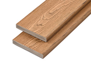 Cladco Nordeck Premium PVC Woodgrain Effect Decking Board - Chestnut (3.6m)