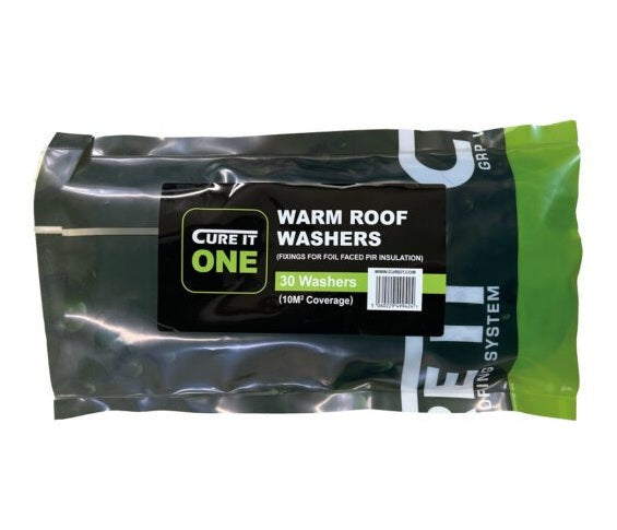 Cure It ONE Warm Roof Washers (pack of 30)