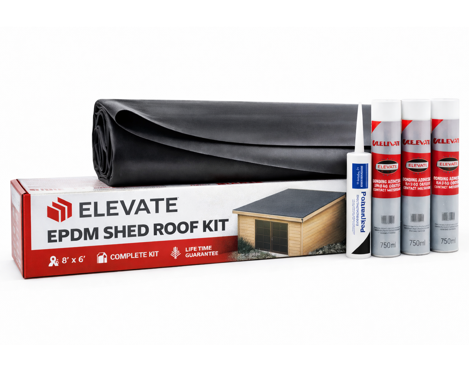 Elevate RubberCover EPDM Shed Roof Kit elevate-rubbercover-epdm-shed-roof-kit