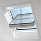 VELUX GGU SK08 S40L01 White Polyurethane Smoke Ventilation System for Slate (114 x 140 cm)