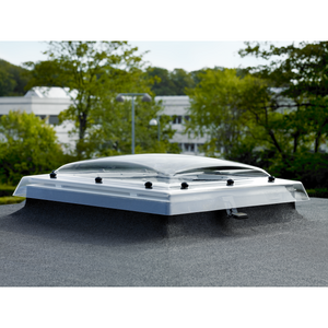 VELUX CSP 120120 S10G Flat Roof Smoke Ventilation Window 120 x 120 cm (including Polycarbonate Dome)