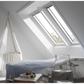 VELUX GGU FK04 0062 Triple Glazed White Polyurethane Centre-Pivot Roof Window (66 x 98 cm)