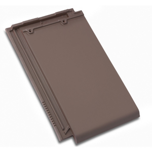 Planum Clay Interlocking Low Pitch Roof Tile 10° - Brown