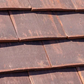 Marley Acme Double Camber Plain Roof Tile - Burnt Flame