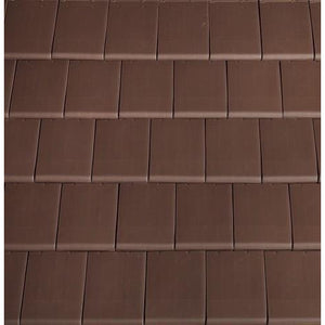 Planum Clay Interlocking Low Pitch Roof Tile 10° - Brown