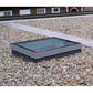 Whitesales Em-Glaze Flat Glass Rooflight with Electrically Opening PVC 150mm Verticle Upstand