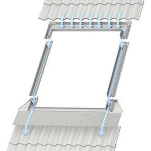 VELUX EDN 2000 Pro + Recessed Slate Flashing (Including Insulation & Underfelt collars)