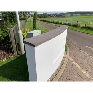 Castle Composites Twice Weathered Coping Stones 600 x 300mm - Dark Grey