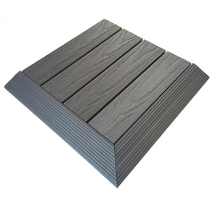 Castle Composites Quick Deck External Ramp Corner - Silver Grey  (pack of 2)