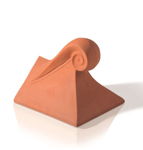 Redbank Angular Clay Scroll Finials