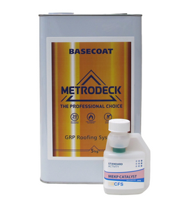 Metrodeck GRP Roofing Base Resin 5kg (including Catalyst)