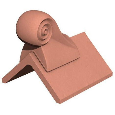 Marley Scroll Ridge Finial