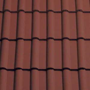 Sandtoft Concrete Double Roman Roof Tile - Terracotta Red (smoothfaced)