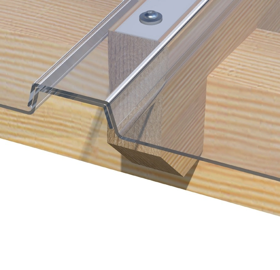 Poly X Modular Polycarbonate Clear Roof Sheet