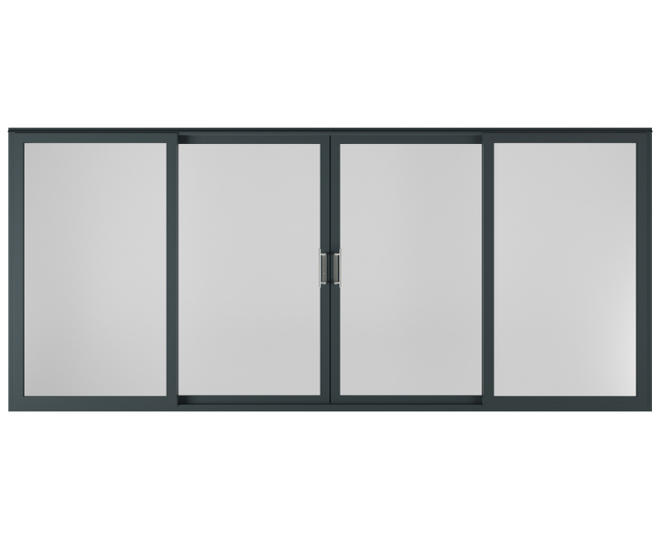 VISOGLIDE PLUS Aluminium Sliding Patio Doors - 4 Sash