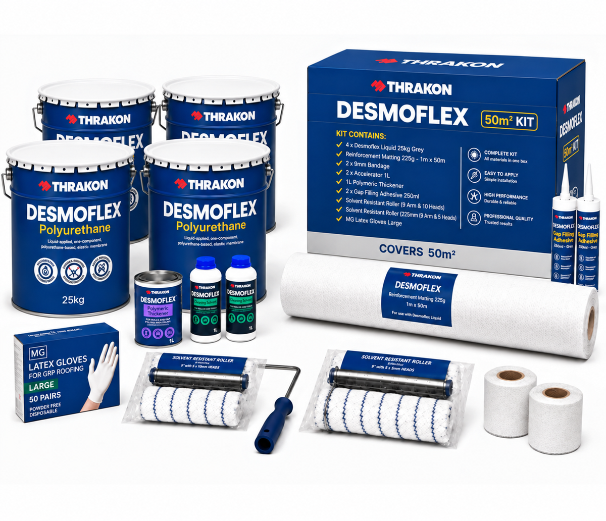 DESMOFLEX® Polyurethane Complete Waterproofing Roof Kits