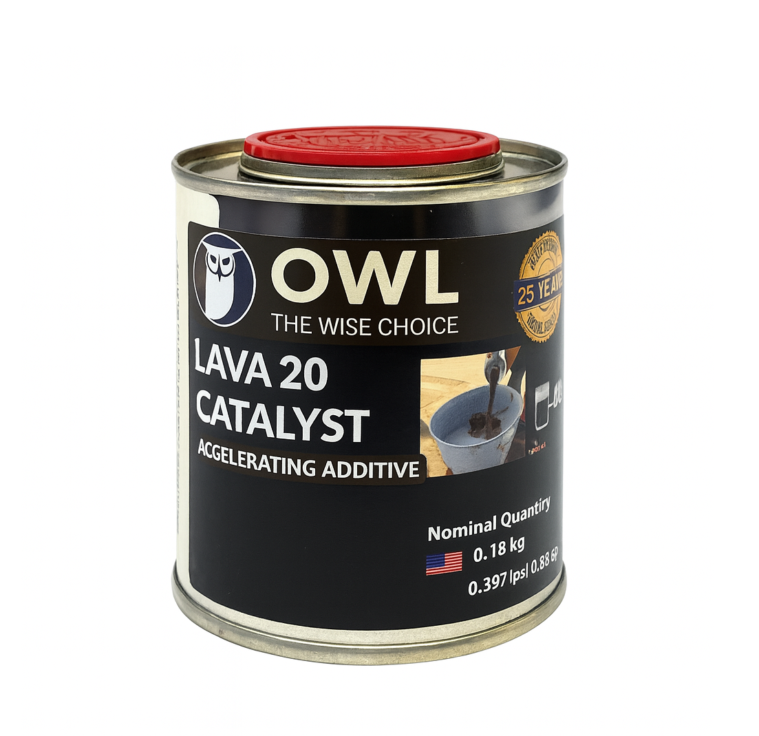 LAVA 20 Catalyst accelerating additive for faster drying and thicker polyurethane coating