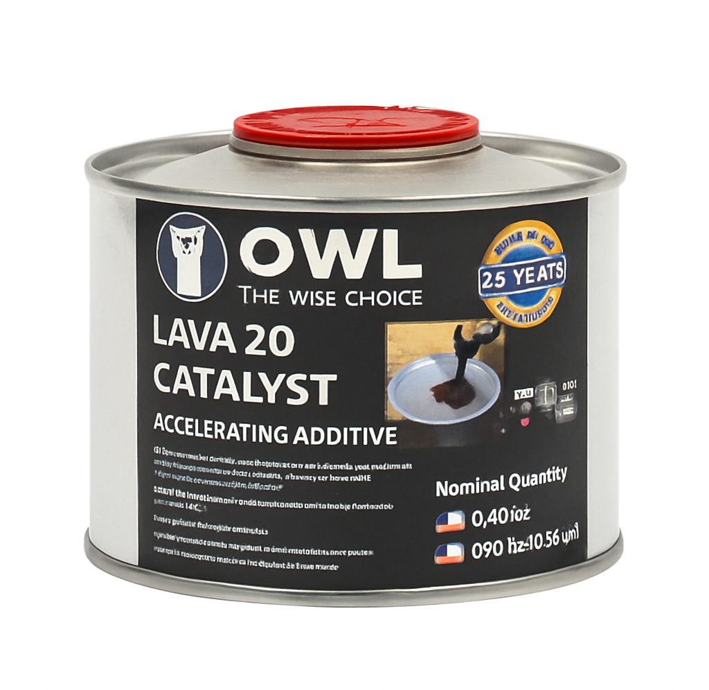 LAVA 20 Catalyst accelerator containers for faster drying polyurethane coating