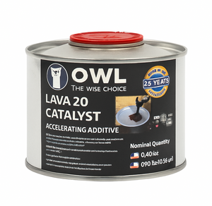 LAVA 20 Catalyst accelerator containers for faster drying polyurethane coating