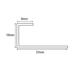 Cladco ProDeck Bullnose/Starter Clips (Pack of 50)