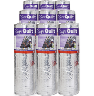 YBS SuperQuilt Multi-Layer Foil Insulation - 1.5m x 10m (PALLET of 9 Rolls)