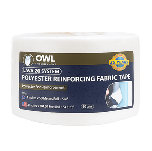 LAVA 20 Polyester Reinforcing Fabric roll for joints and cracks reinforcement with 60gsm non-woven geotextile material