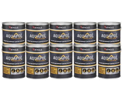 Eagle Aquapol Instant Waterproof Acrylic Coating - Grey 20kg (Pallet of 10 Tins)