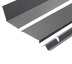 Cladco 110° Lean-To Flashing and Z Bar Kit for Standing Seam - 3m