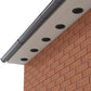 Klober Circular Push-In-Soffit Vents 70mm - Black