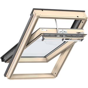 VELUX GGL FK08 306630 Triple Glazed Pine INTEGRA® SOLAR Window (66 x 140 cm)