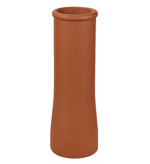 W T Knowles Red Clay Roll Top Chimney Pot - 1200mm