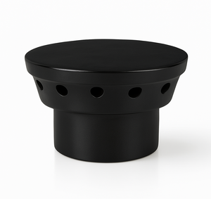 Redbank Black Clay Flue Ventilator - 190mm Diameter