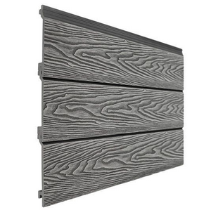 Cladco Composite Woodgrain Effect Wall Cladding Board - Stone Grey (3.6m)