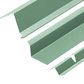 Cladco 75° Mono Ridge Flashing and Backer Plate Kit for Standing Seam - 3m