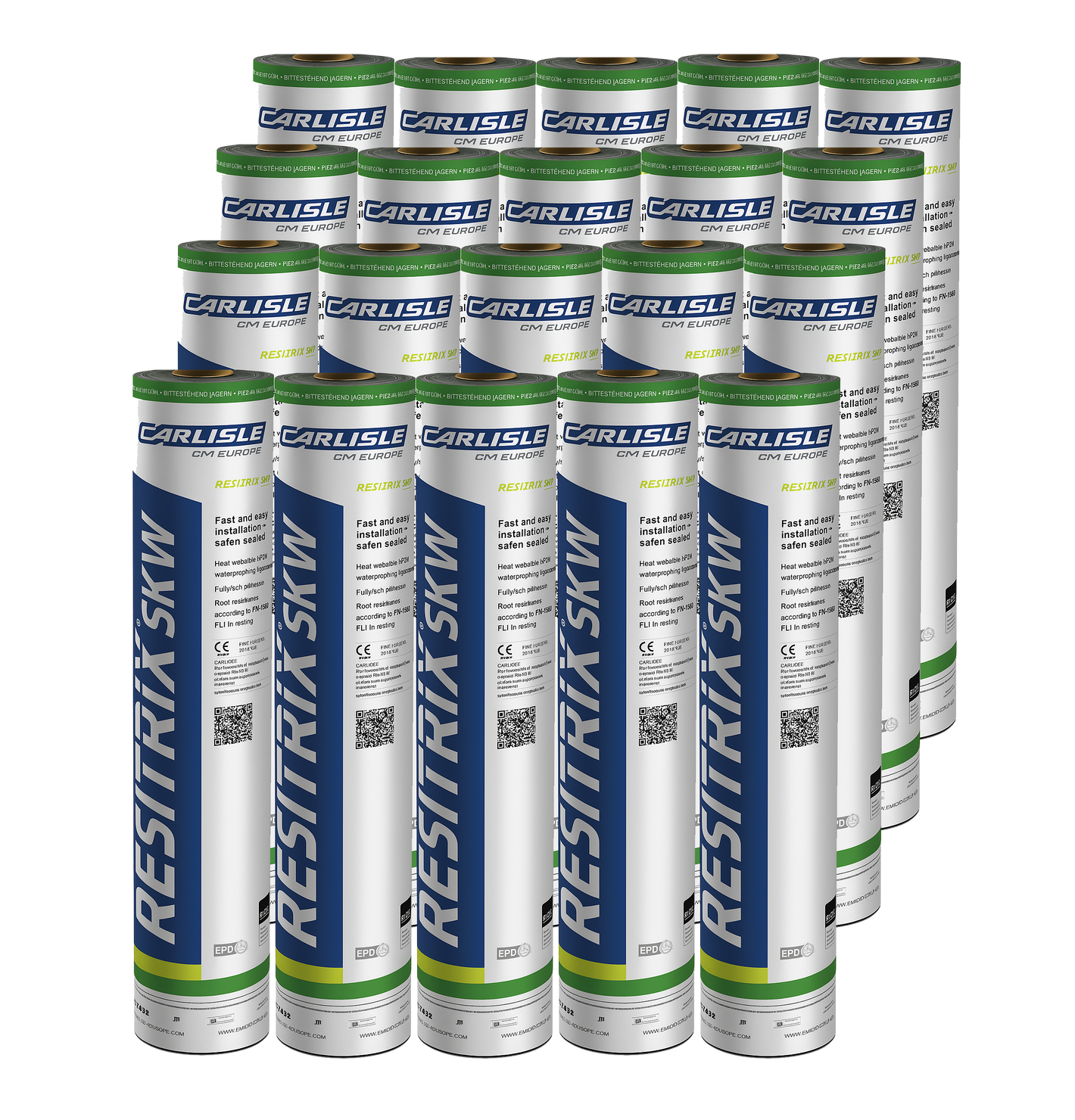 RESITRIX® SKW Fully Bonded Self Adhesive EPDM Membrane (PALLET of 20 Rolls)