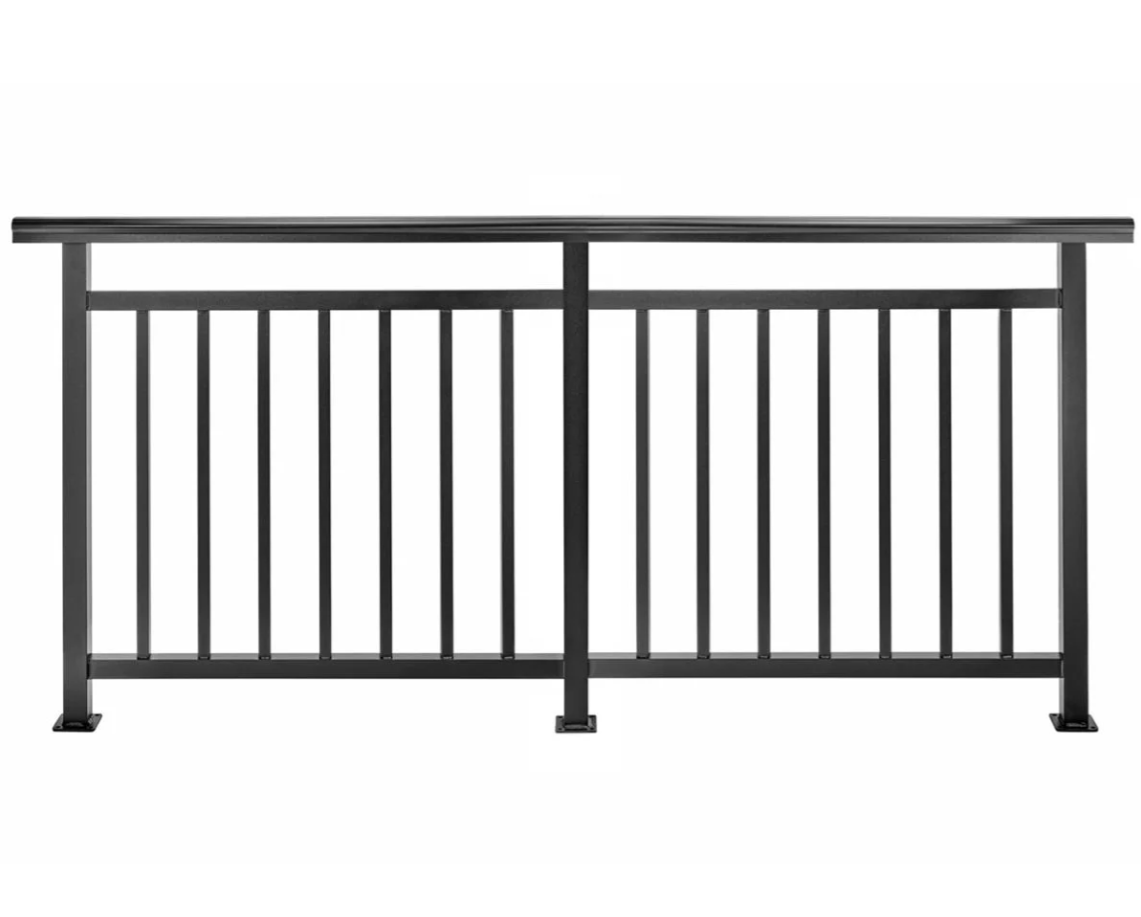 Cladco Handrail Balustrade Powder Coated Aluminium - 2200mm x 1100mm