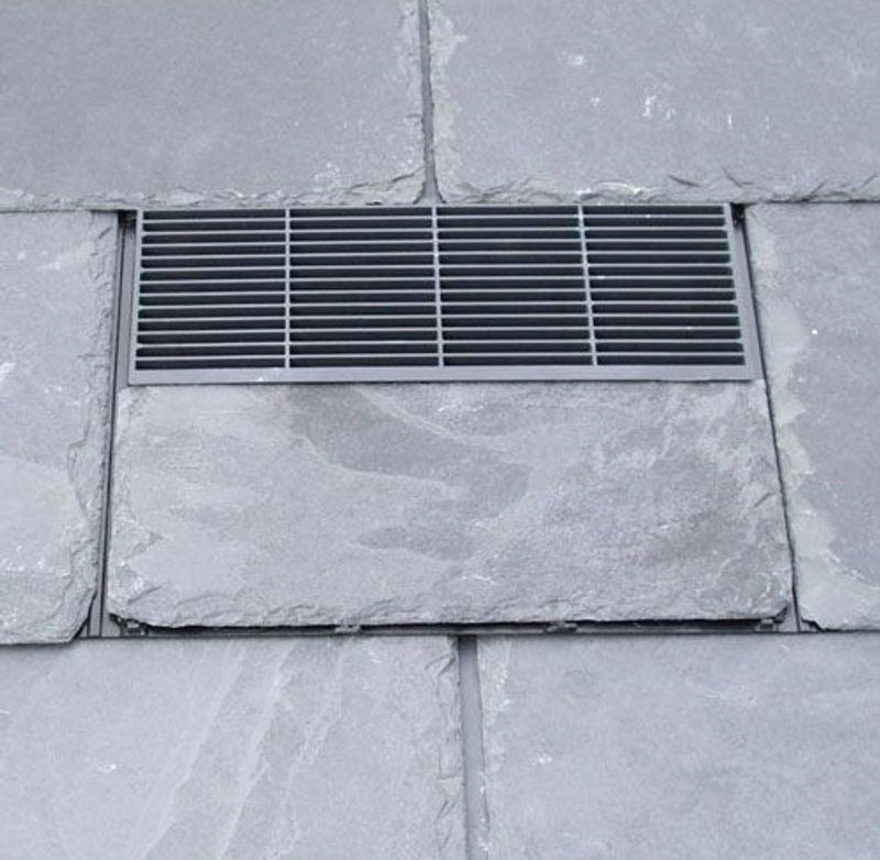Nature Vent 500mm x 250mm Natural In-Line Slate Vent