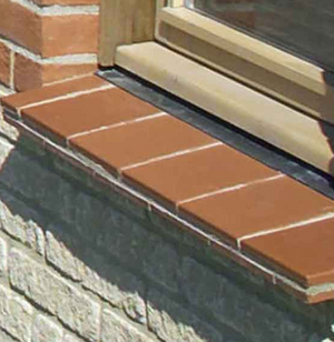 Marley Red Clay Creasing Tiles (without Nibs)