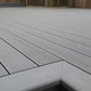Cladco Grooved Reversible Composite Decking Board - Stone Grey (4m)