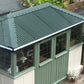 Cladco 13/3 Corrugated 0.7mm PVC Plastisol Coated Roof Sheet - Juniper Green
