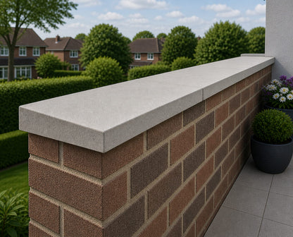 Classical Creations Once Weathered Coping Stones - Light Grey