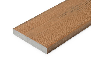 Cladco Premium PVC-ASA Woodgrain Effect Capstock Decking Board - Chestnut (3.6m)