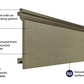 Cladco Composite Wall Cladding Board - Olive Green (3.6m)