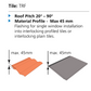 Keylite TRF Interlocking Tile Flashing Kit