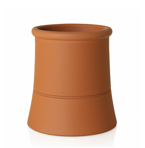 Redbank Red Roll Top Chimney Pot - 300mm