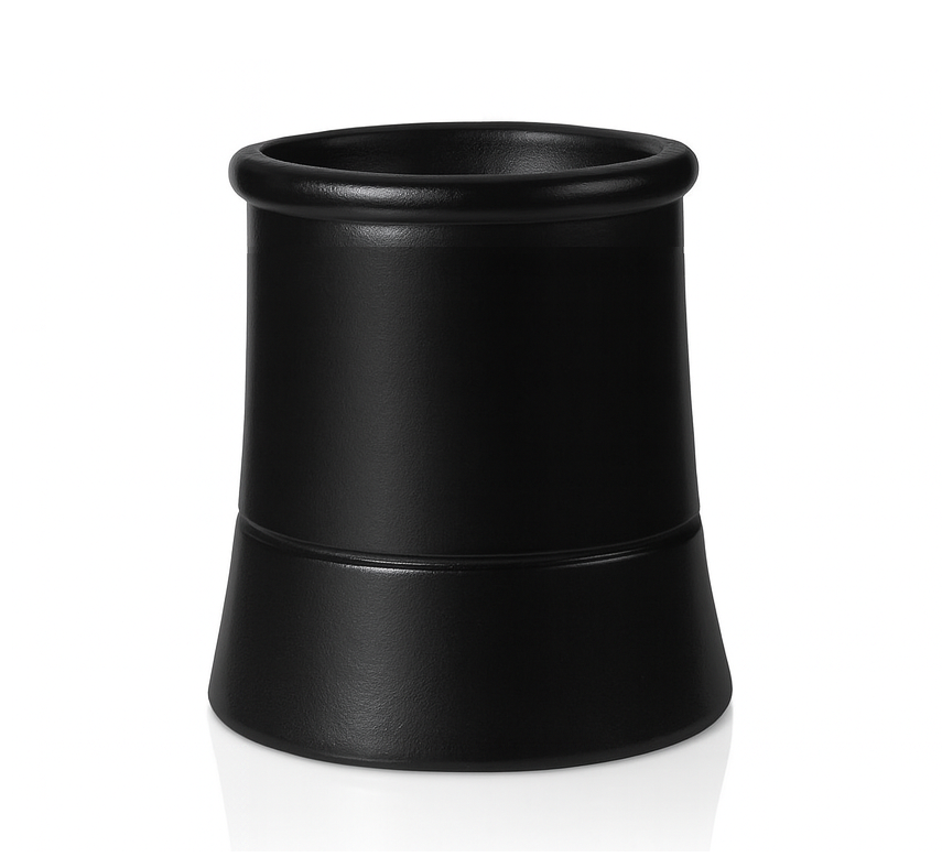 Redbank Black Roll Top Chimney Pot - 300mm