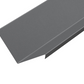 Cladco 90° Internal Corner Barge Flashing and Z Bar Kit for Standing Seam - 3m x 120mm x 120mm