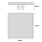 Cladco ProFence Aluminium Fence Post Caps - 86mm x 86mm